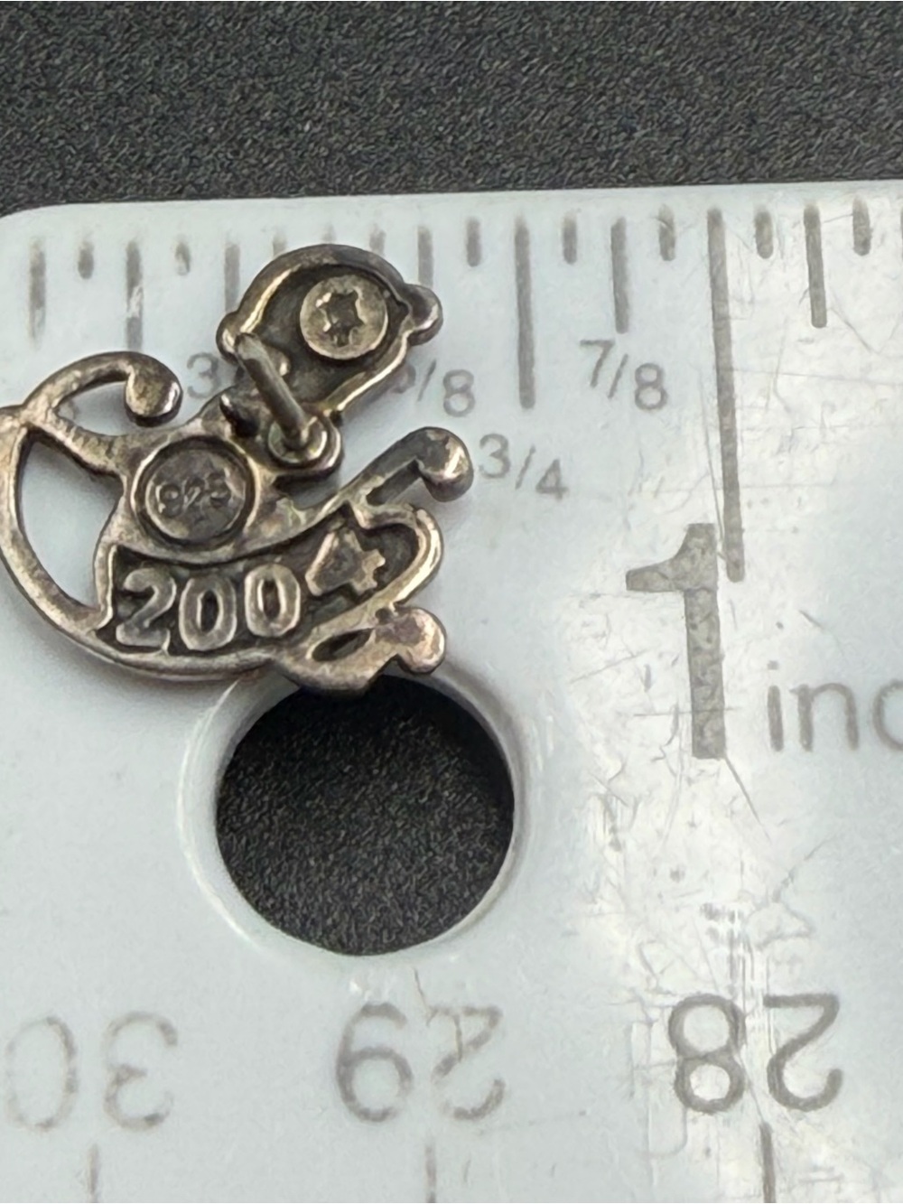 John Hardy "Year of the Monkey" zodiac pin 2004 #S35 925 Sterling Silver - Picture 6 of 6
